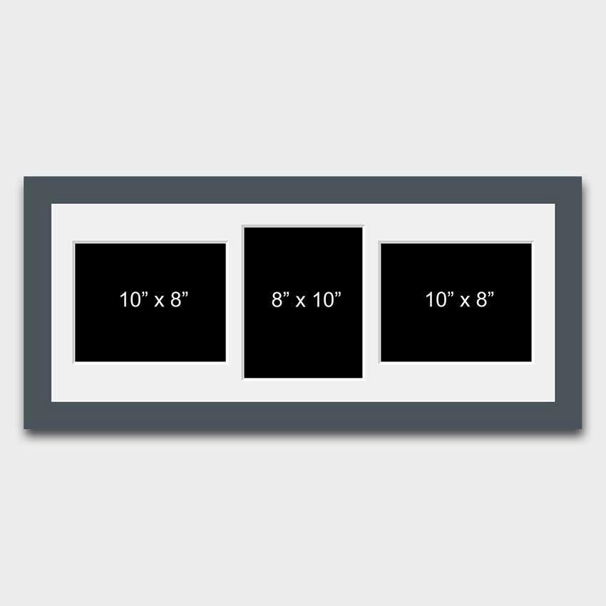 Multi Photo Picture Frame |Holds 3 8x10 Mixed Shape Photos – Multi ...
