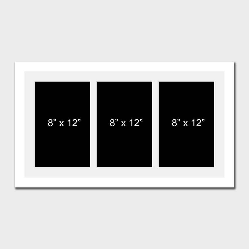 Multi Photo Picture Frame to Hold 3 8