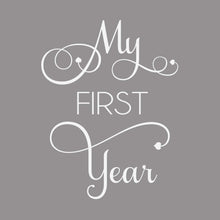 Load image into Gallery viewer, My First Year Multi Photo Picture Frame in a 40mm Dark Grey Frame - Multi Photo Frames
