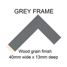 Load image into Gallery viewer, My First Year Multi Photo Picture Frame in a 40mm Dark Grey Frame - Multi Photo Frames
