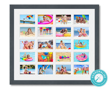 Load image into Gallery viewer, Photo Collage Printed and Framed for 20 Photos in a Grey Frame - Multi Photo Frames
