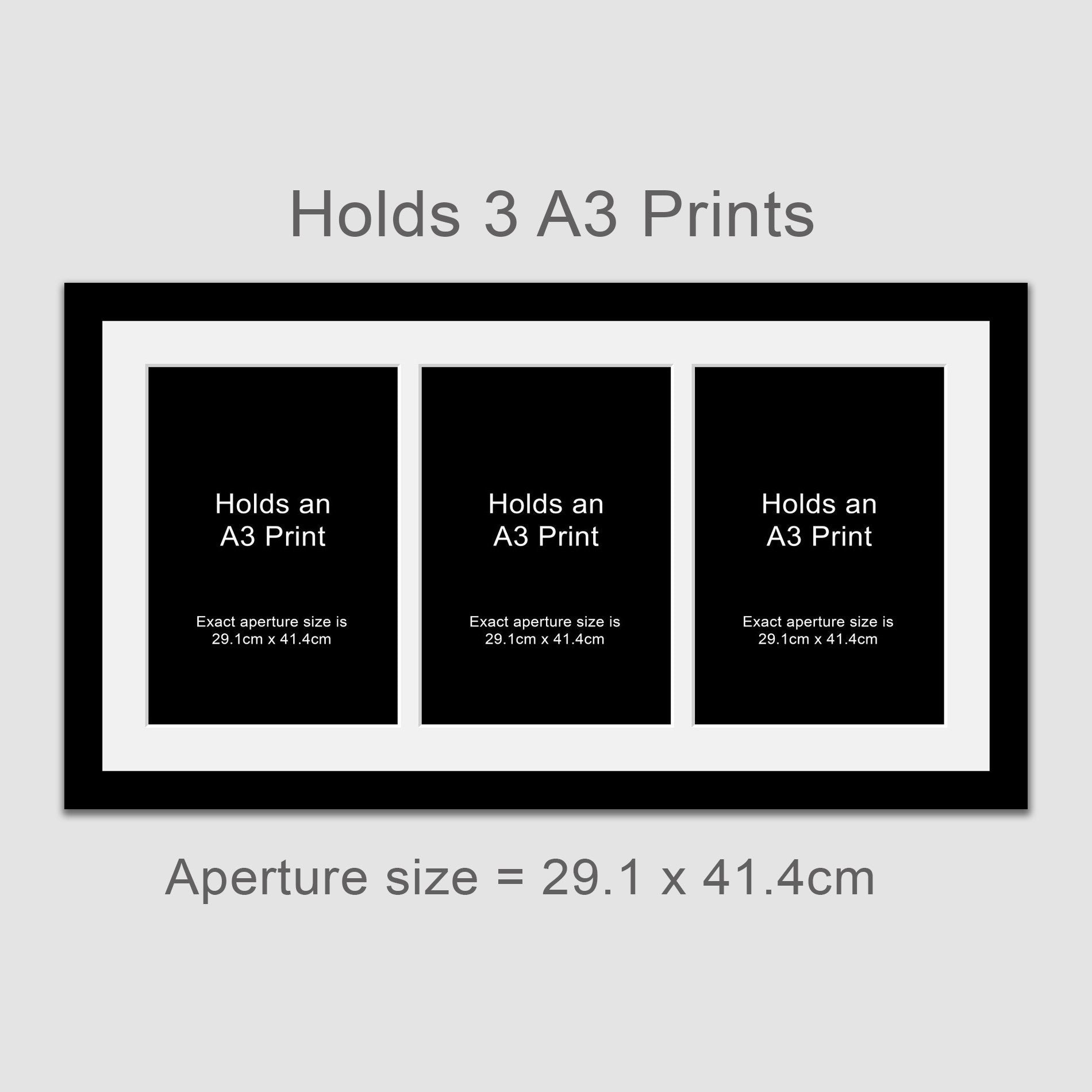 3 Sizes Example Poster A3 Size Print