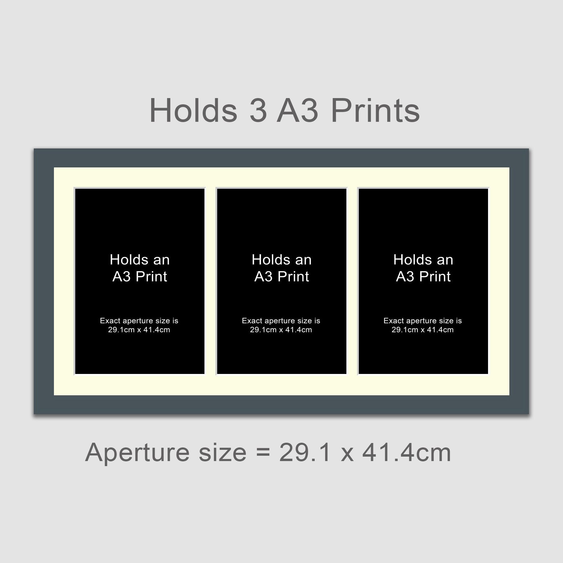 Frame for 3 photos hotsell